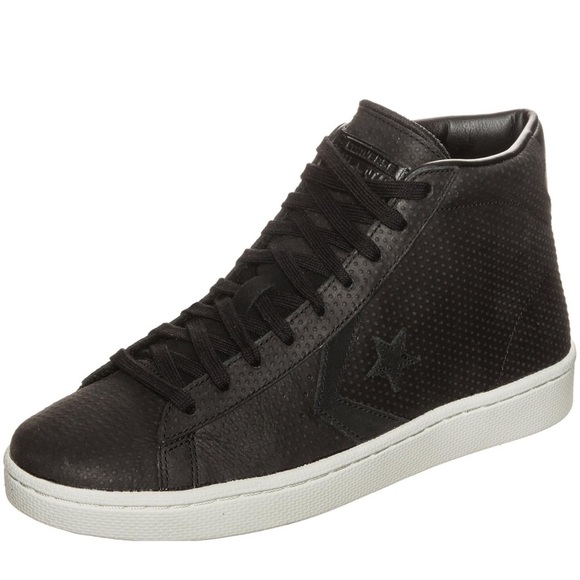 Men’s Converse Pro Leather 76 Mid Black Size 11 - Picture 1 of 14